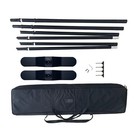 9 x10  Banner Stand Backdrop - Repeat Adjustable Telescopic Trade Show Backdrop