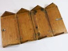 Antique Solid Oak Refinished 1889 Accessory Puzzle Box   singer Sewing Machine