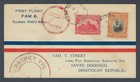 1929 Fam 6 First Flight Cover Port Au Prince Haiti To Santo Domingo Paa Map