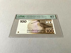 Netherlands 100 Gulden P-97 1977 Nd 1981   Pmg 67 Epq
