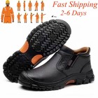 Mens Work Boots Composite Toe Shoes Safety Shoes Indestructible Non Slip Shoes