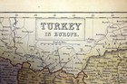 1865 Map Turkey In Europe Black s Atlas Edinburgh Bartholomew Antique Color