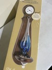 Vintage La Crosse Vintage Storm Glass Weather Station Hand Blown Glass   Wood