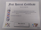 First Haircut Certificates  12 In Package 