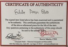 Eddie Dean Signed Autographed 8x10 Photo  singing Cowboy Legend  d 1999  Coa