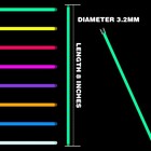 86 Pcs Ultra Bright Glow Sticks  8 Inch Glow Sticks Bulk Party Pack  Light Up