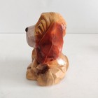 Vintage Plastic Mold Winking Bassett Hound Dog Coin Piggy Bank 5 