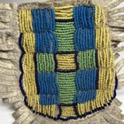 1800s Native American Cheyenne Sioux Beaded Buckskin Tobacco Pouch Bag 5  Fringe