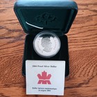 2004 Canada First French Settlement   9999 Silver Dollar  18