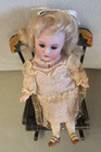 Antique German 7  Kammer   Reinhardt   Simon   Halbig Bisque Doll In Chair