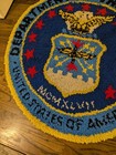 Vtg United State Air Force Seal 40    Shaggy Latch Hook Rug Homemade