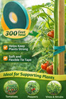 Stretch Tie Tape - Garden  Plants 2 Rolls 300 Ft Total Flexible Plant Support