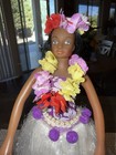 Vintage Decorative Hula Girl For Tiki Bar Or Hawaii Aloha Parties 12inch