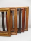 Lot Of 10 Vintage Solid Wood Picture Frames Fits 5 X 7 Mixed Tones
