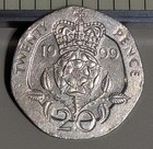 1999 Great Britain 20 Pence Circulated Km  990