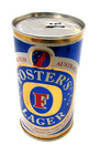 Vintage 1980s Empty Foster s Lager Imported Australia Large 25 Oz Steel Beer Can