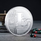 50pcs Silver Plated Commemorative Challenge Coin Ltc Physical Litecoin Coin