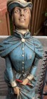 Alfco Ship  Figurehead Woman Lady In Blue Dress W  Pen   Vintage 1960s Nautical