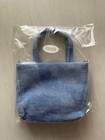 Feiler Loverary Heart Pattern Mini Tote Bag Light Blue Chenille Japan