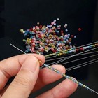 Beading Needles Set Long Straight Big Eye For Jewelry Bracelet Threading Diy