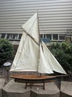 Large 32 Inch X 45 Inch Swoop Wooden Sailing Ship Model Boat Nautical