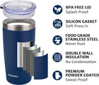 20oz Travel Coffee Mug Stainless Steel Tumbler Cup Insulated With Lid Hot Cold