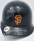 Barry Bonds Autographed Signed Giants Black Mini Helmet Beckett Qr  bs30854