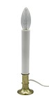 Electric Window Candle Lamp With Brass Plated Base  Dusk To Dawn Sensor   6 Pack