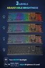 Rechargeable Led Rgb Backlit Wireless Keyboard And Mouse Combo Silent Gaming