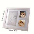 Baby Hand And Footprint Clay Photo Frame Keepsake Kit Newborn Memory Display 