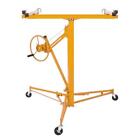 16ft Drywall Lifter Panel Hoist Jack Rolling Caster Construction Lockable Yellow