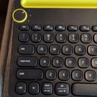 Logitech K480 Compact Bluetooth Multi-device Keyboard  Black yellow  English