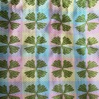 Vintage 60s Women s High Waisted Four Leaf Clover Pastel Pants Xxs xs