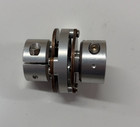 Servo Motor Flexible Coupling  Wafer Spring 3 8    1 2   Bore Aluminum Free Ship