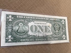 1985  1 Federal Reserve Note Shifted Printing Error
