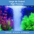 Quiet Aquarium Air Pump 475gph 0 03mpa 16w High Pressure Commercial Air Pump    