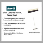 New 24 In Concrete Broom Sturdy Design For Precise And Smooth Surface Finishing