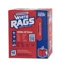White Rags Shop Towels  200 Count  Absorbent Cloth-like Industrial Cleaning