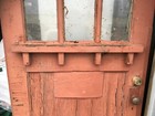 Three Lite Vintage Antique Wood Farm House Front Exterior Door Cottage