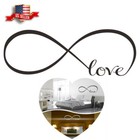 Love Infinity Wall Decal Lettering Word Removable Vinyl Quote Decor Sticker Us