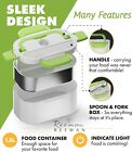 Cosmicooks Portable Electric Heating Lunch Box 12v 24v 110v For Car Work Picnic