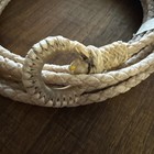Western Handmade 4 Strand Rawhide Reata  50 Ft Long 3 8 Diameter 