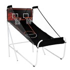 Foldable Basketball Arcade Game  2 Player Indoor Basketball Game Dual Shot Sport