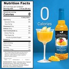 Syruvia Sugar Free Mango Syrup 25 4 Fl Oz  For Coffee  Desserts    More