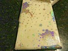 New Peva  Frosty Shower Curtain Silver Stars Dots Unicorns Sparkles Glam 