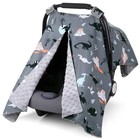 Car Seat Cover Baby  Carseat Covers For Boy Girl  Minky Infant Car Seat Cover Wi