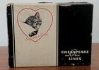    vtg 1930s C o Railway Chessie Peake Double Deck Playing Cards Sealed Tax Stamp