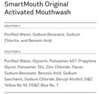 Smartmouth Original Mouthwash  24-hour Bad Breath Relief  Fresh Mint 16oz 3-pack