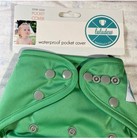 Luludew Green Reusable One-size Pocket Cloth Diaper Cover New