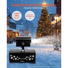 Uimoso 1200w Snow Machine Wireless Remote Holiday Party Oscillating Snow Maker